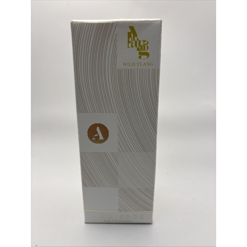 Aquiesse Body & Hand Lotion Wild Ylang 10.5oz New In Box Mindful Luxury Boutique